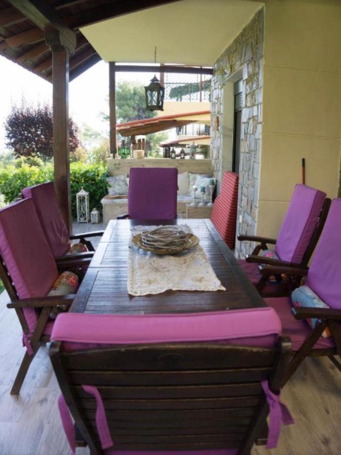 Amazing Villa With Views Sea In Paliouri Esterno foto