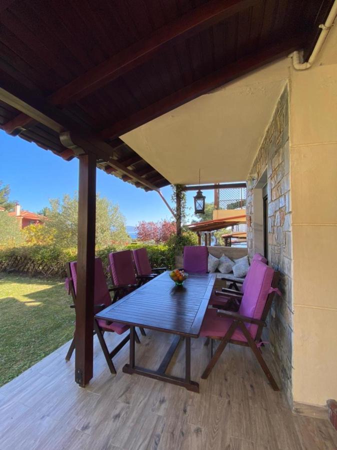 Amazing Villa With Views Sea In Paliouri Esterno foto